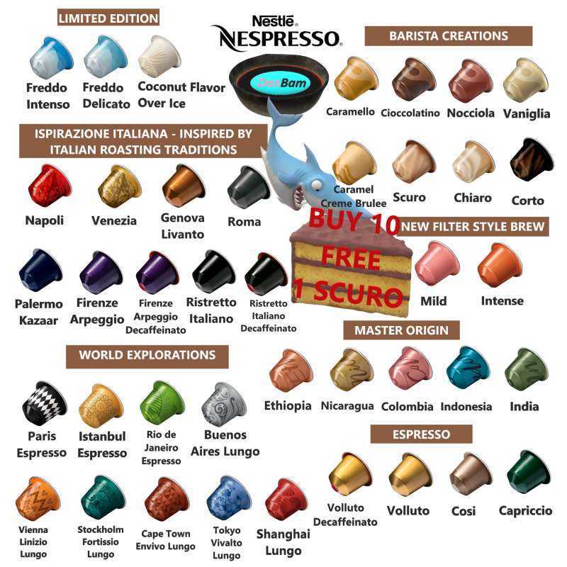 Jual Nespresso Capsule Coffee Kopi Kapsul - Genova Livanto di