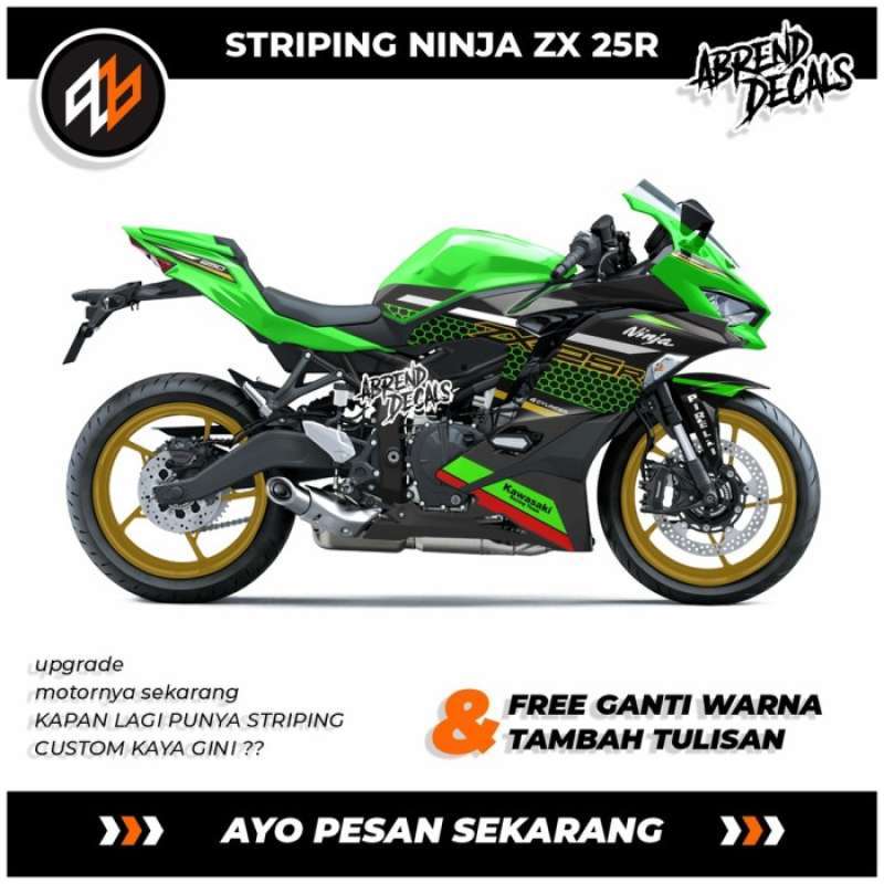 Decal zx25r on sale