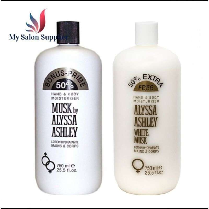 MUSK BY ALYSSA ASHLEY LOTION 750ml (Import ITALI)