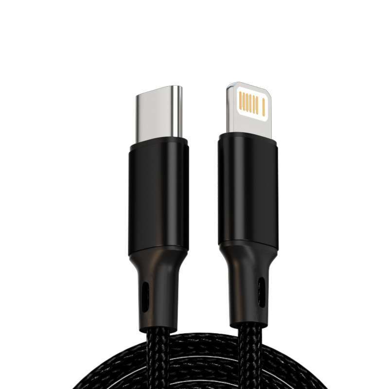 Kabel Charger iPhone Cable Data Type C to Lightning iPad Fast Charging PD  30W 1M IOS iPod MFI Nylon