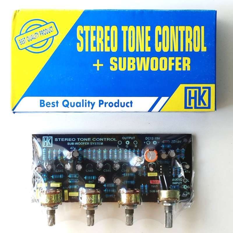 Tone top control subwoofer