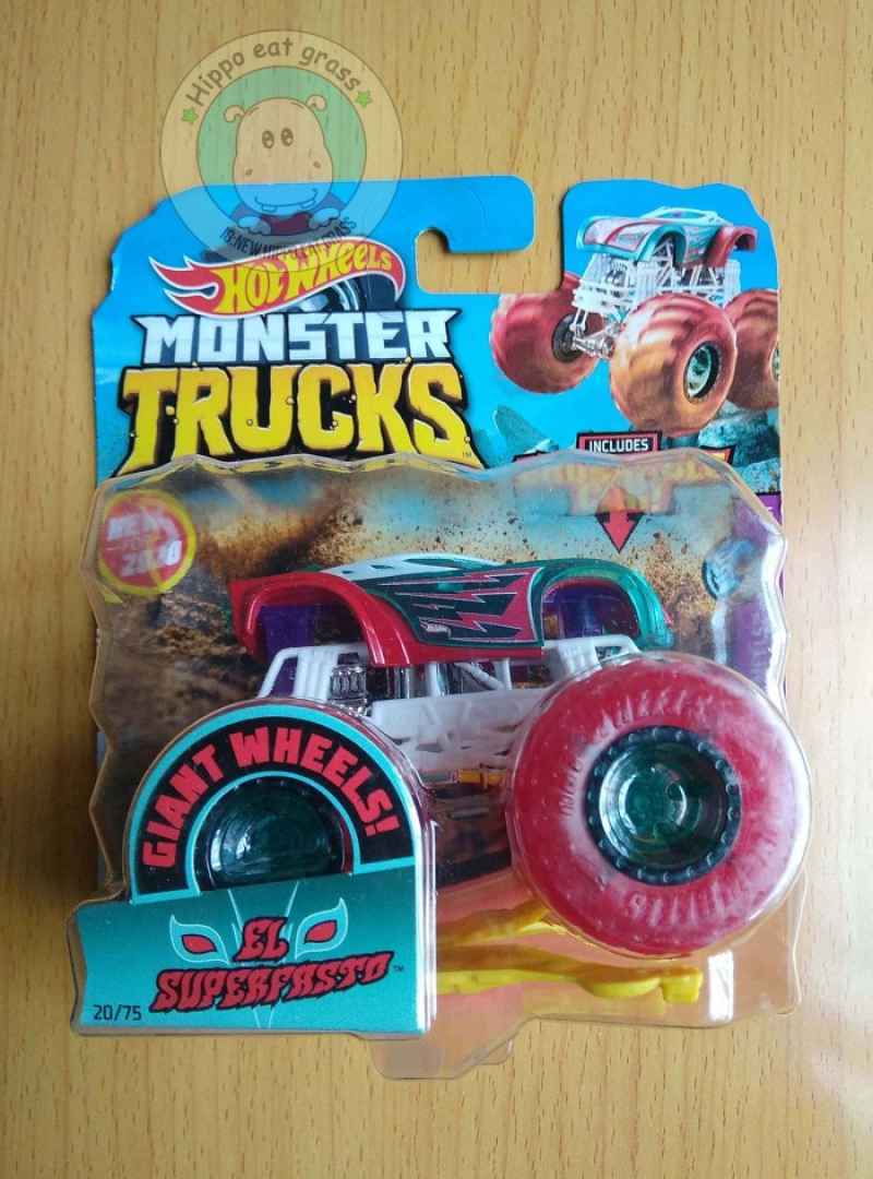 El superfasto hot wheels monster truck shop