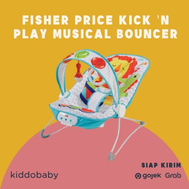 Fisher price deluxe kick shop n play musical bouncer