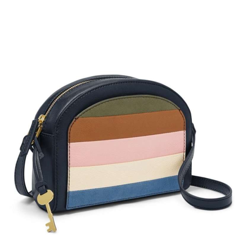 Jual Tas Wanita Fossil Chelsea Crossbody Colourful Stripes di