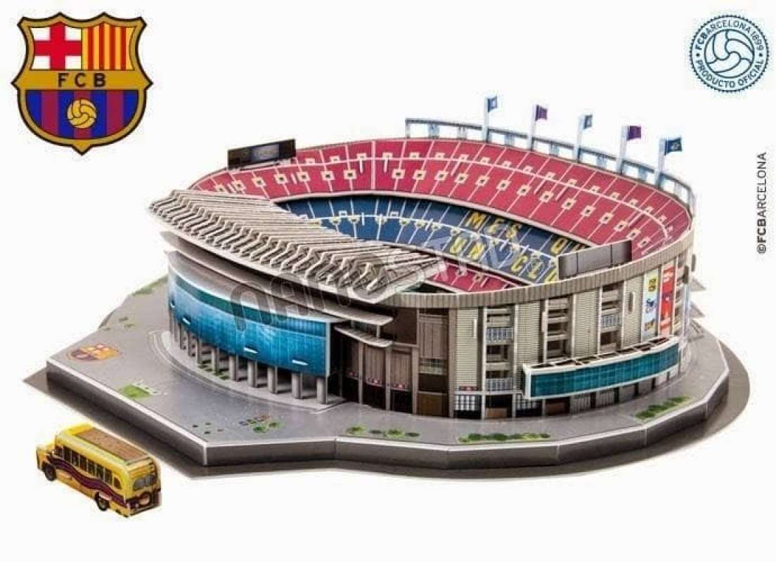 Nou camp 3d top puzzle