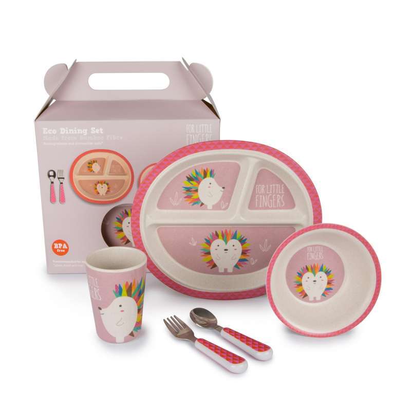 Set Makan Bayi Tumtum Little Fingers Bamboo Dinner Set