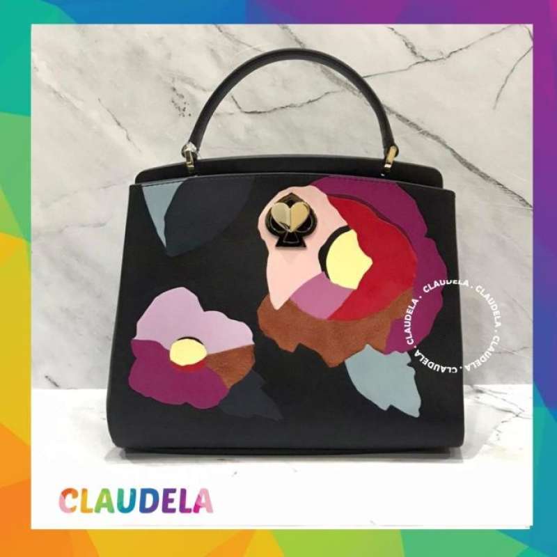 Jual KATE SPADE Romy Satchel Small in Intarsia Floral di Seller