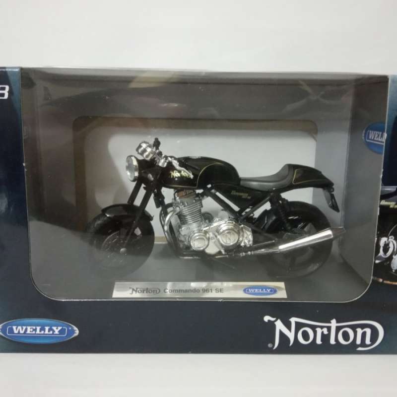 Jual Diecast motor Norton Commando 961 SE miniatur motor klasik