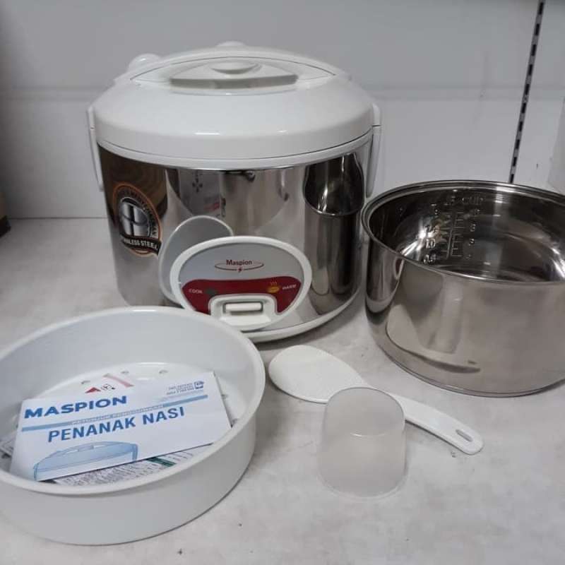 Maspion rice sales cooker stainless
