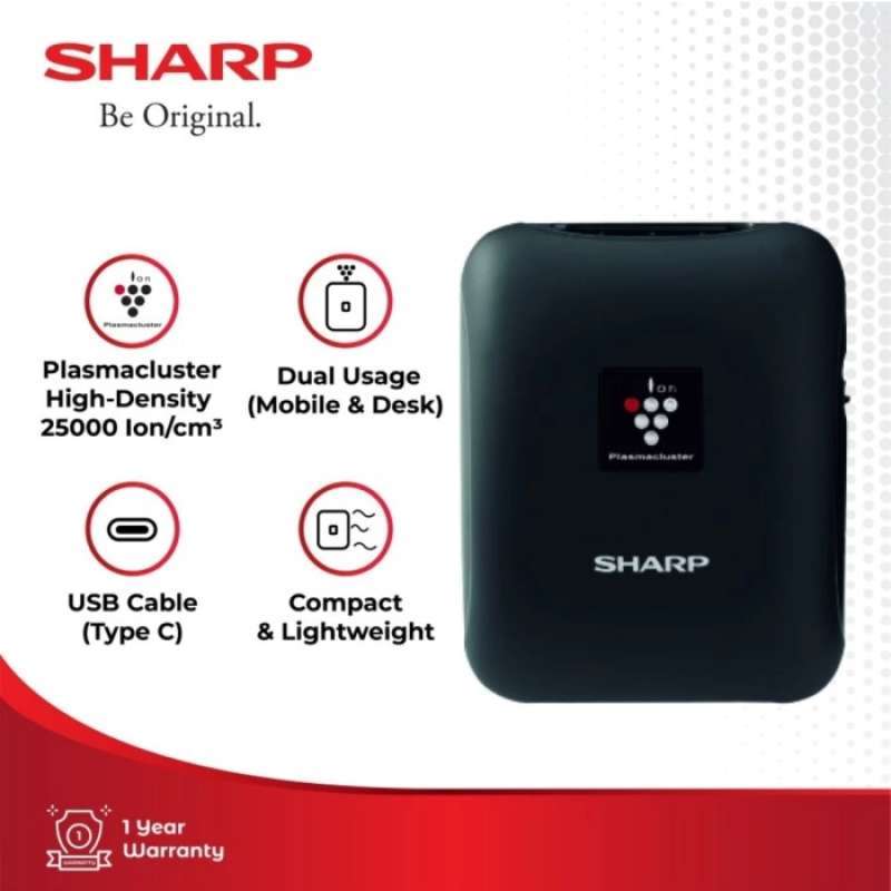 SHARP IG-NM1S-B [モバイル用プラズマクラスター25000 黒新品SHARP 