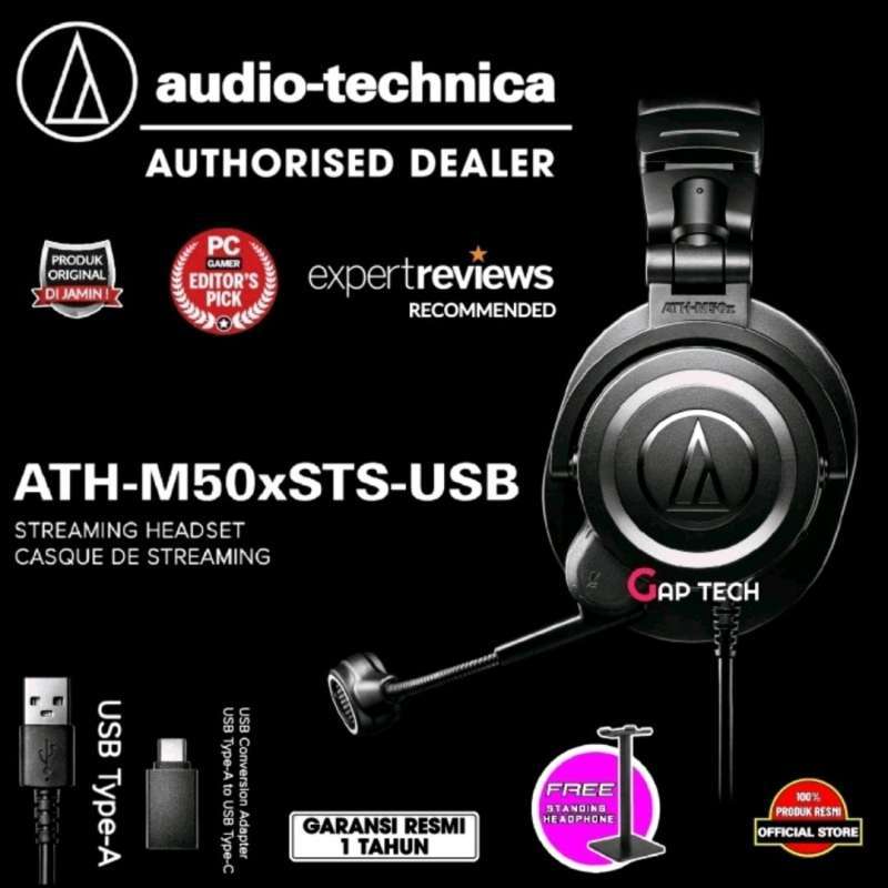 Jual Audio Technica Ath M50x Sts Usb Streaming headset Di Seller