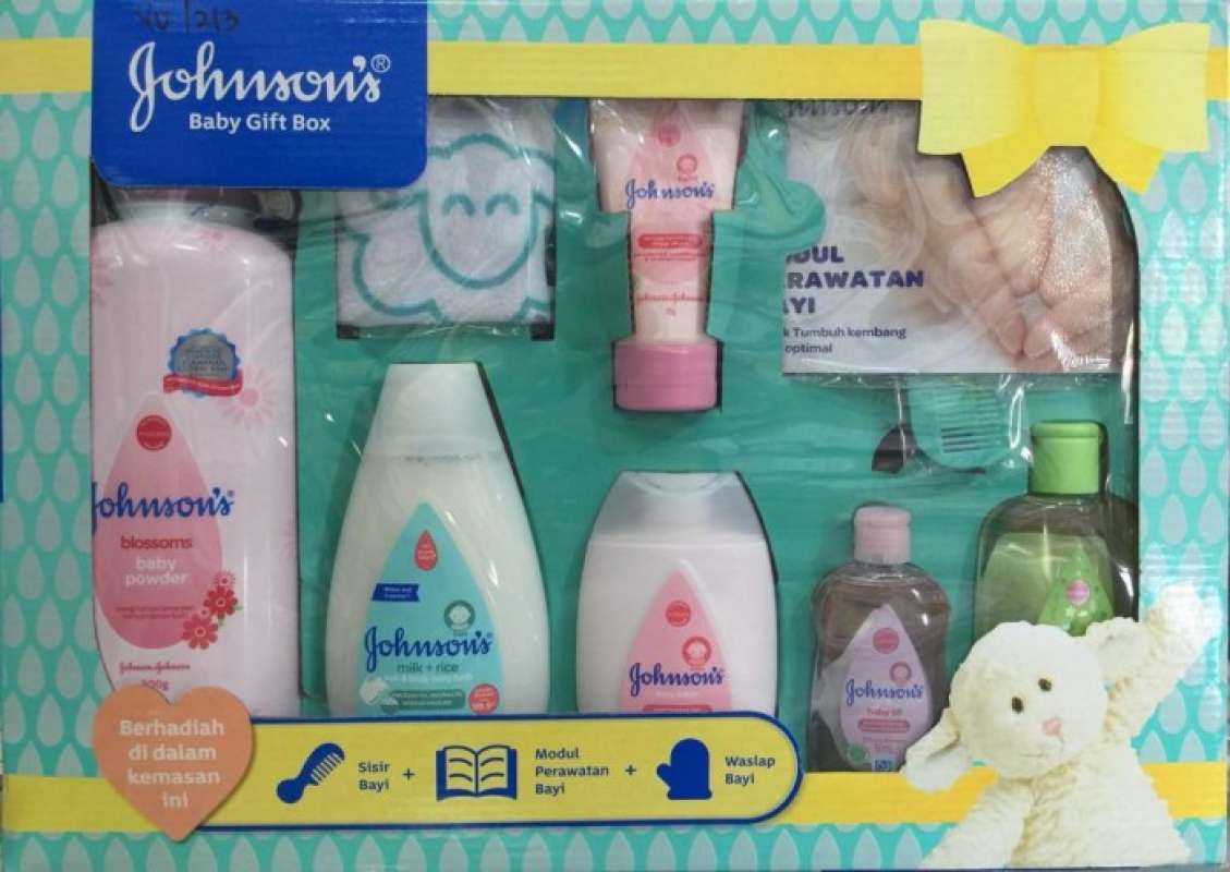 Johnson S Johnson Baby Gift Set Box Kertas Kado