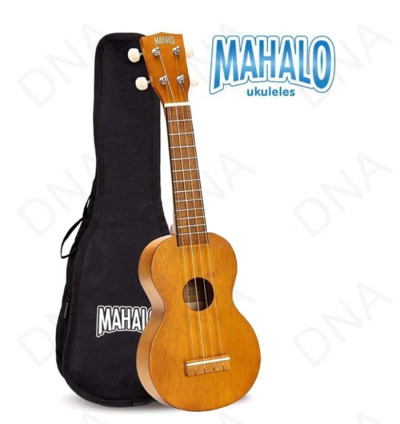 Jual Ukulele Soprano Bag MAHALO MK1 TBR Transp. Brown ORIGINAL
