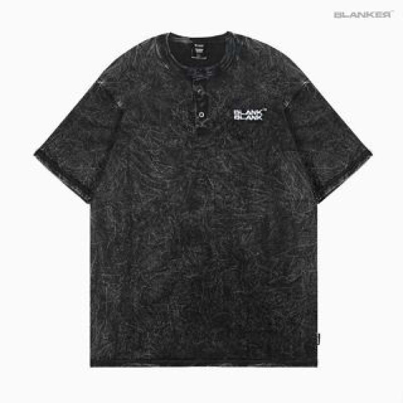 Blanker Washing T-Shirt Charcoal Acid Wash Base BLW76