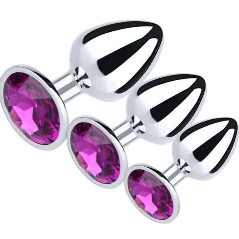 Jual Alat Bantu Seks Sex ual Toys Pria 3 Set Anal Stainless Di  