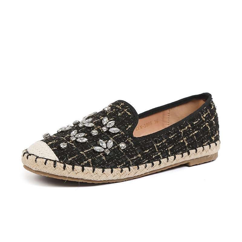 Jual COLINE CLN 3905 Flatshoes Espadrilles Tweed Flatshoes