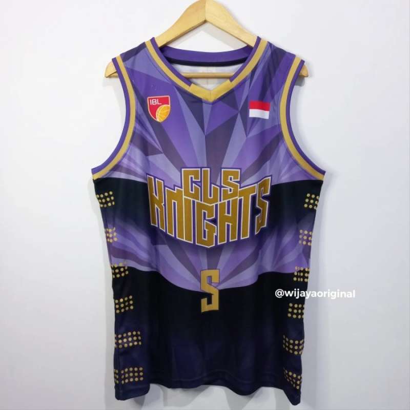 Jual JERSEY BASKET IBL REPRO CLS KNIGHTS SURABAYA 5 MARIO WUYSANG
