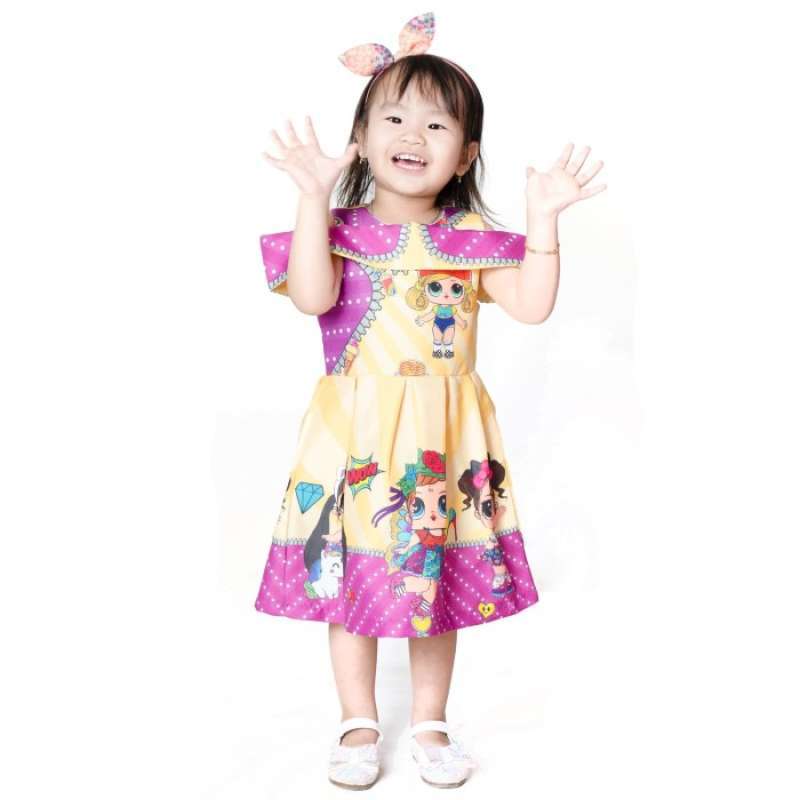 Dress anak lol shop