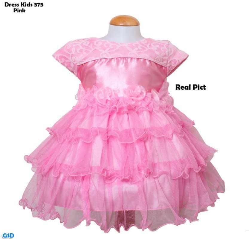 Gaun pink colour top