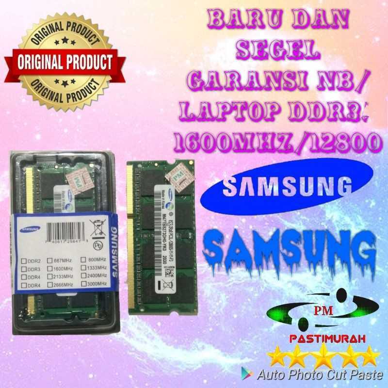RAM NB LAPTOP DDR3 8GB 1600MHZ 12800 SODIMM ORIGINAL SAMSUNG
