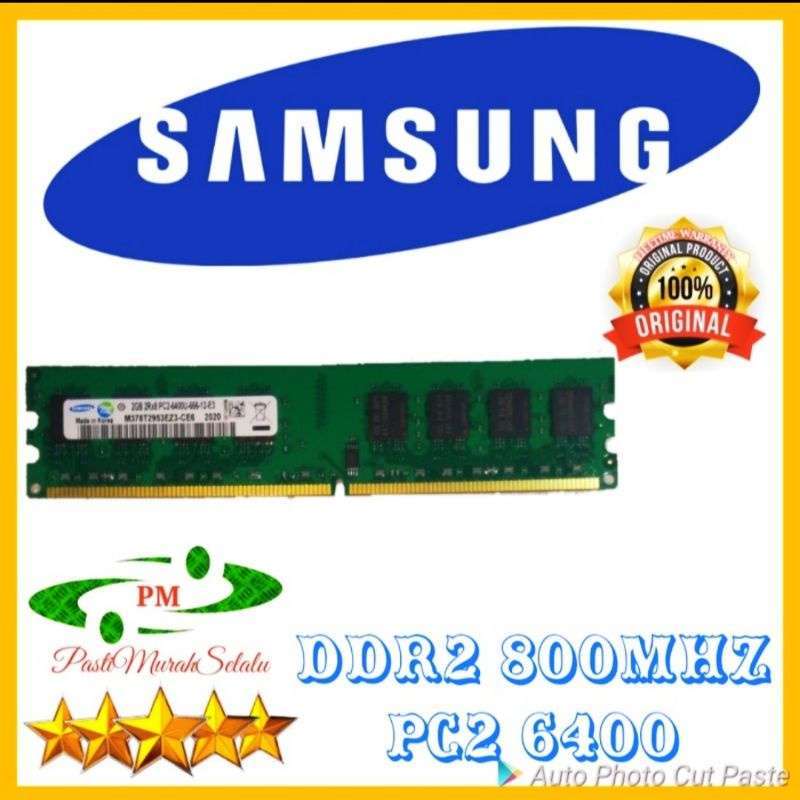 Jual RAM Pc Ddr2 2gb 800mhz Pc2 6400 Samsung Original Di Seller