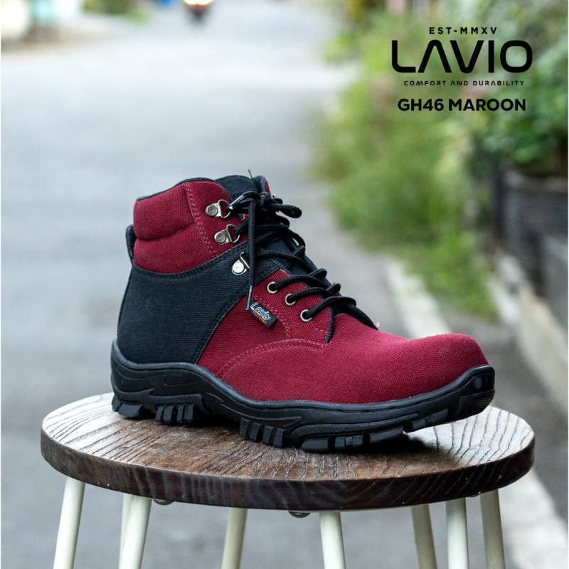 Maroon work boots sale