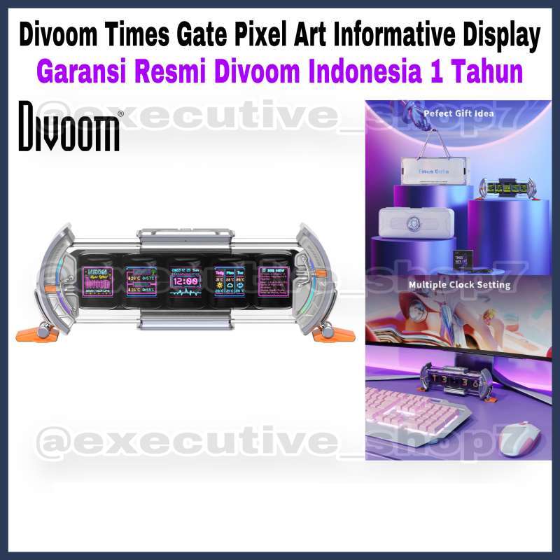 Jual Divoom Times Gate Pixel Art Informative Display - Garansi Resmi Divoom  Indonesia 1 Tahun di Seller Executive_Shop7 Official Store -  Executive_Shop7 - Kota Pekanbaru