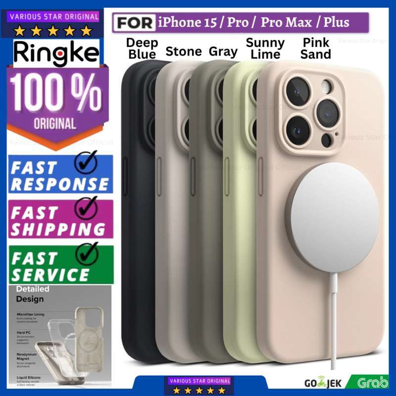Ringke Fusion Magnetic Case For IPhone 15 Series – Clear Matte Magsafe Compatible