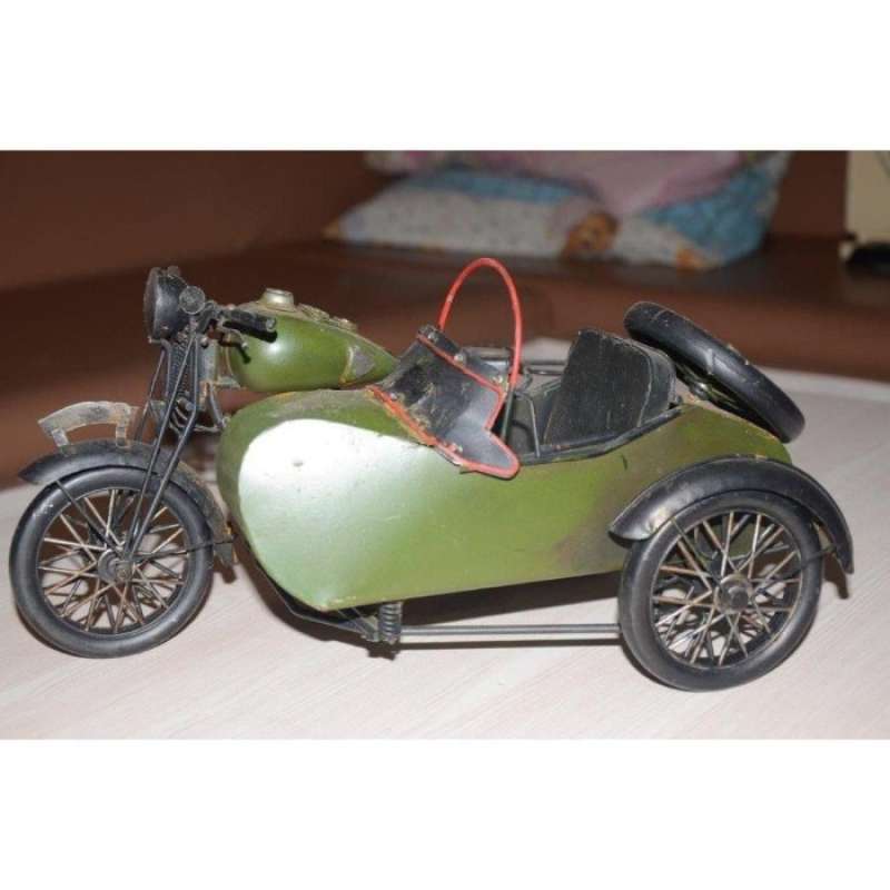 Miniatur Motor Harley dan Sespan 02