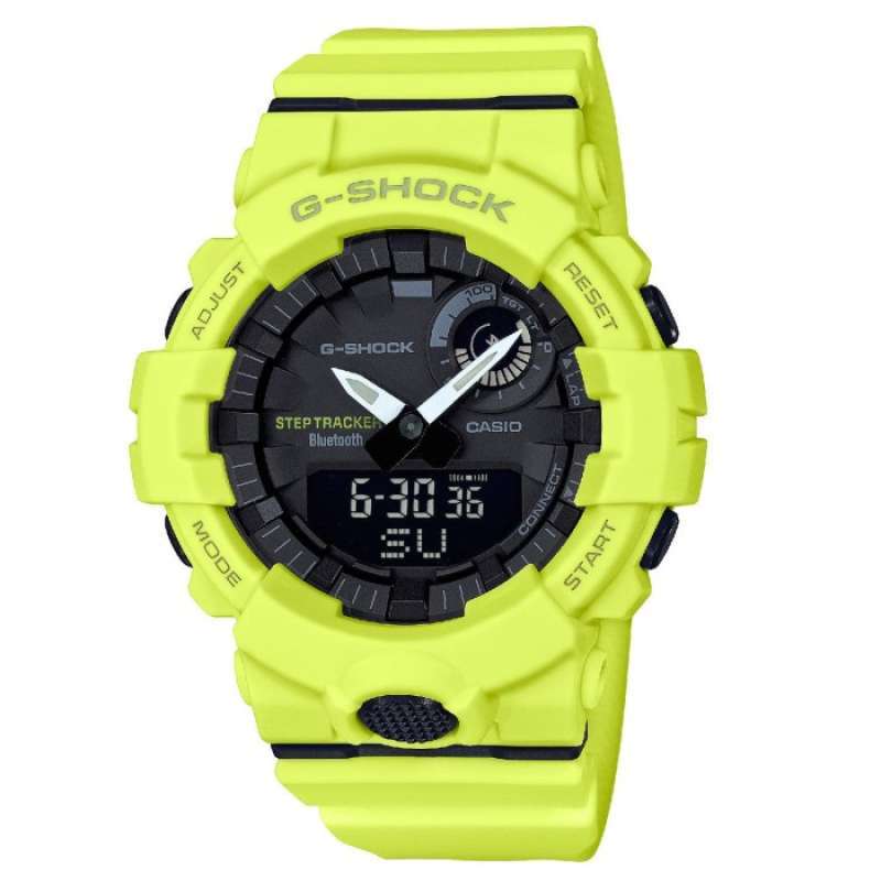 Casio G Shock GBA 800 9ADR Jam Tangan Pria Hijau Stabilo