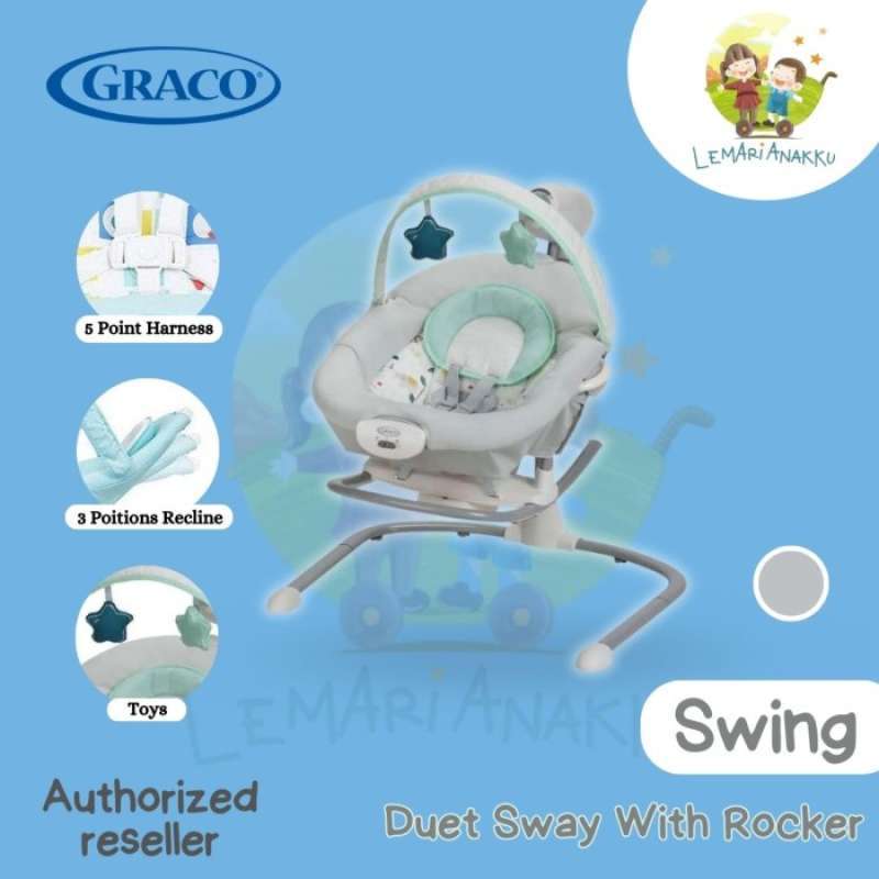 Promo Graco Duet Sway Swing with Portable Rocker Rocker Bayi