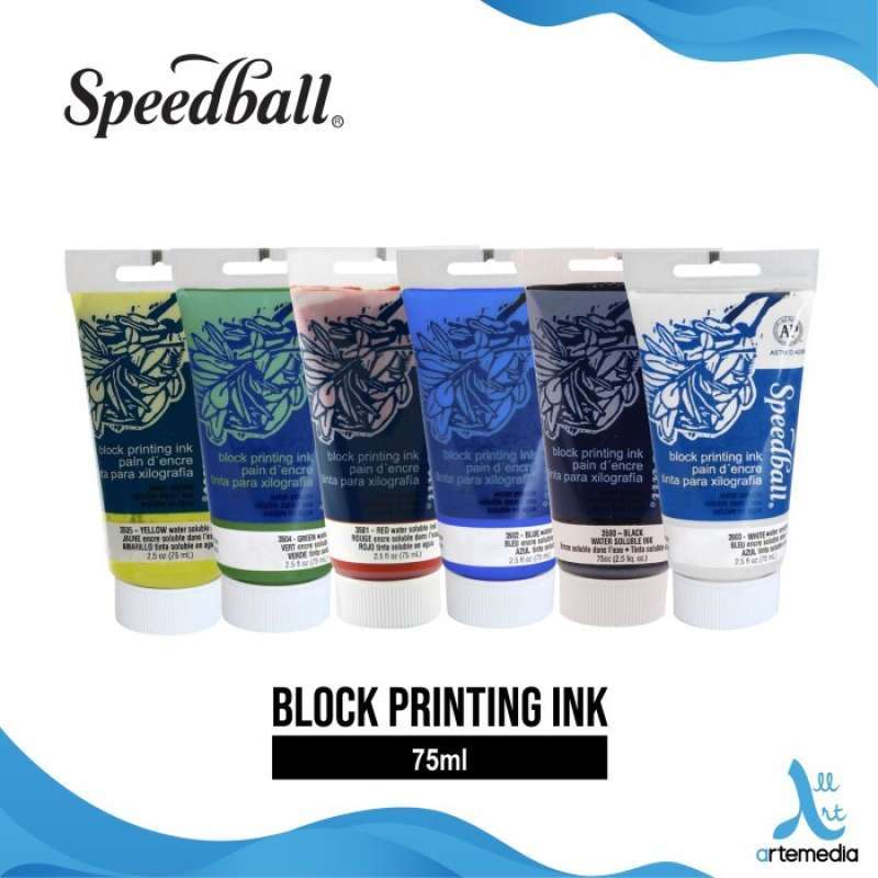Water Soluble Block Printing Ink Set