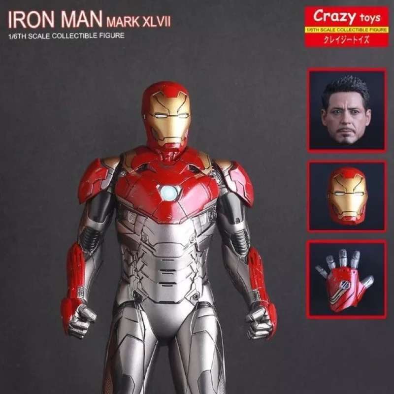 Promo Action Figure Avengers Crazy Toys Iron Man Mark 47 Ironman