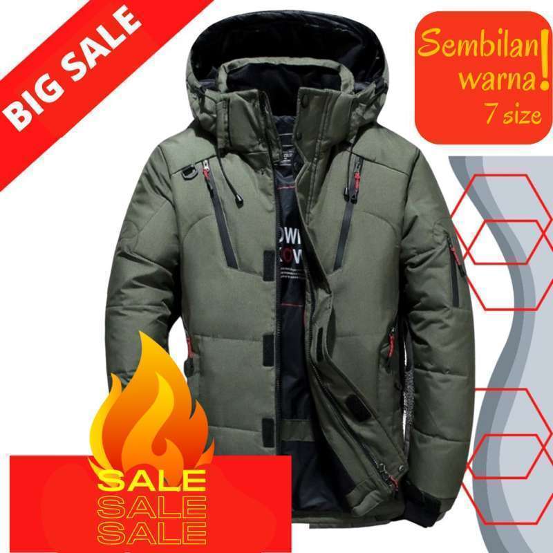 winter pria/Jaket tebal/Jaket musim dingin/Jaket waterprof/jaket pria/jaket  tebal pria/jaket motor pria anti air dan angin/jaket