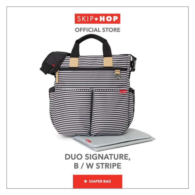 Skip hop striped diaper cheap bag