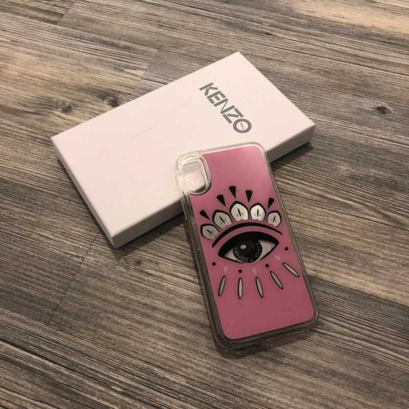 Jual Casing HP KENZO Eye Glitter Pink Case X XS 100 ORIGINAL di