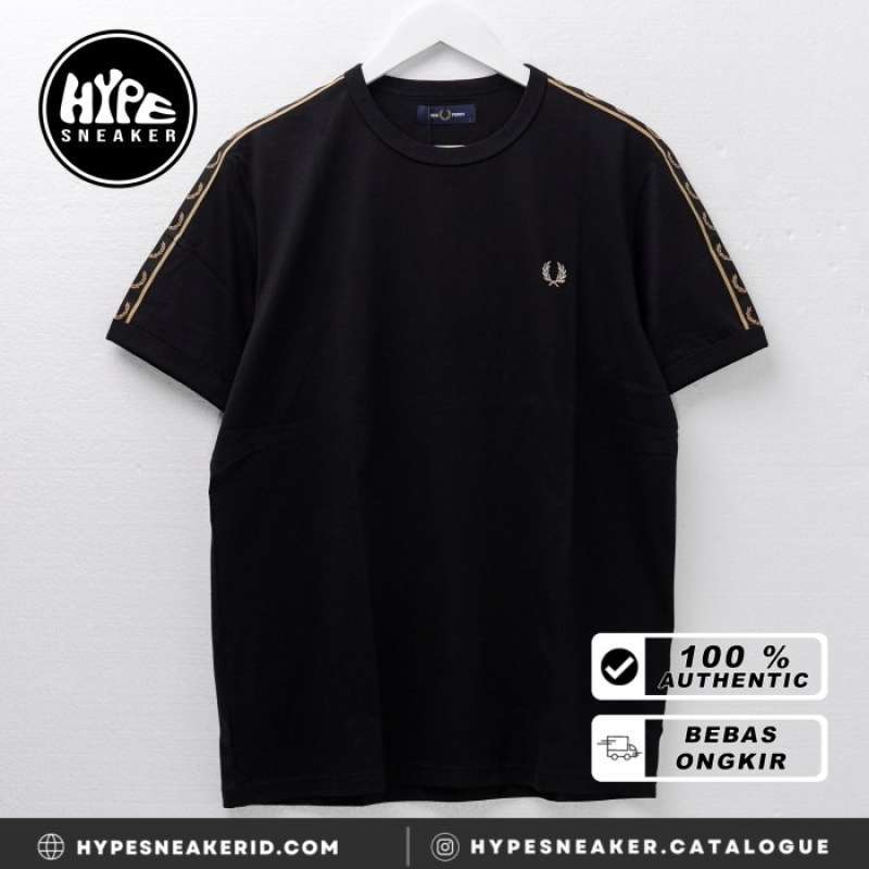 Fred perry best sale taped shoulder sweatshirt
