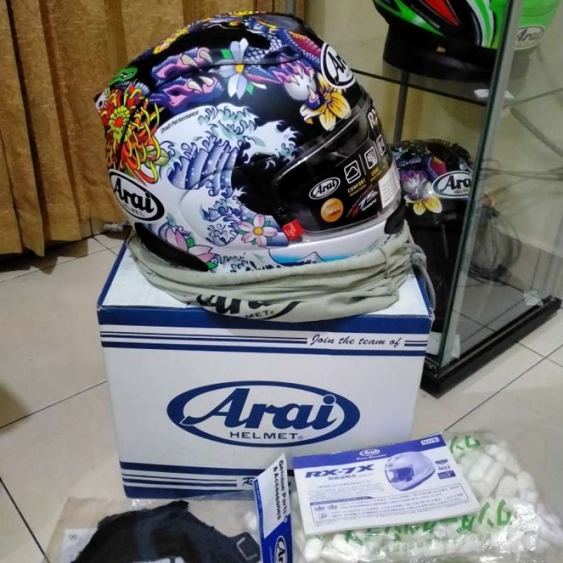 Promo Arai Rx7x Oriental Flat Black Diskon 23 Di Seller Zacko