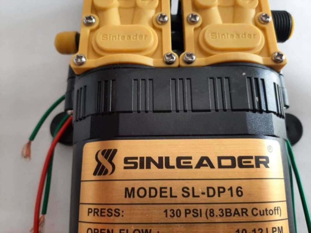 Promo Pompa DC 12v Double Pump Jet 130psi Sinleader Sl-dp16