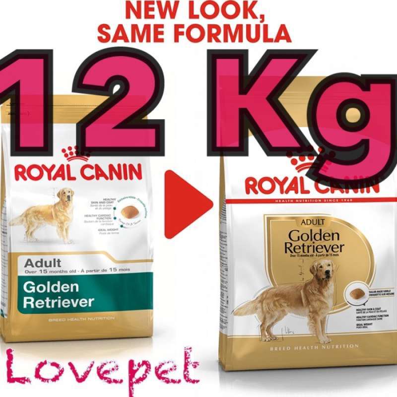 Royal canin golden retriever junior 12kg plus 2kg free on sale
