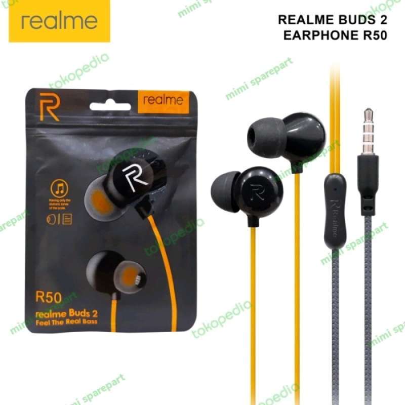 Jual HANDSFREE HEADSET HF EARPHONE REALME RMA 103 RMA 103