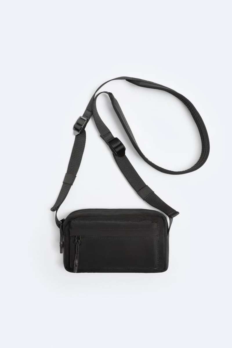Jual ZARA MAN ORIGINAL STORE 100 SOFT MINI CROSSBODY BAG di