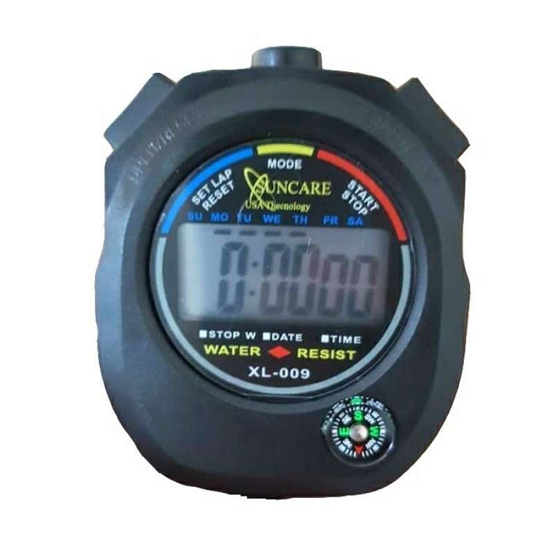 Stopwatch Digital Multifungsi olahraga alat pengukur waktu alarm