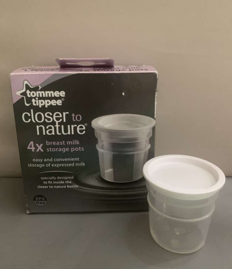 Tommee tippee breast milk shop storage pots