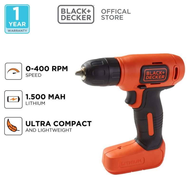 Promo Black Decker 7.2V Cordless Li ion Drill Set 42 Access