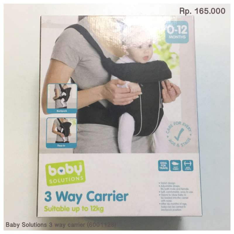 Baby solutions 3 way baby carrier sales