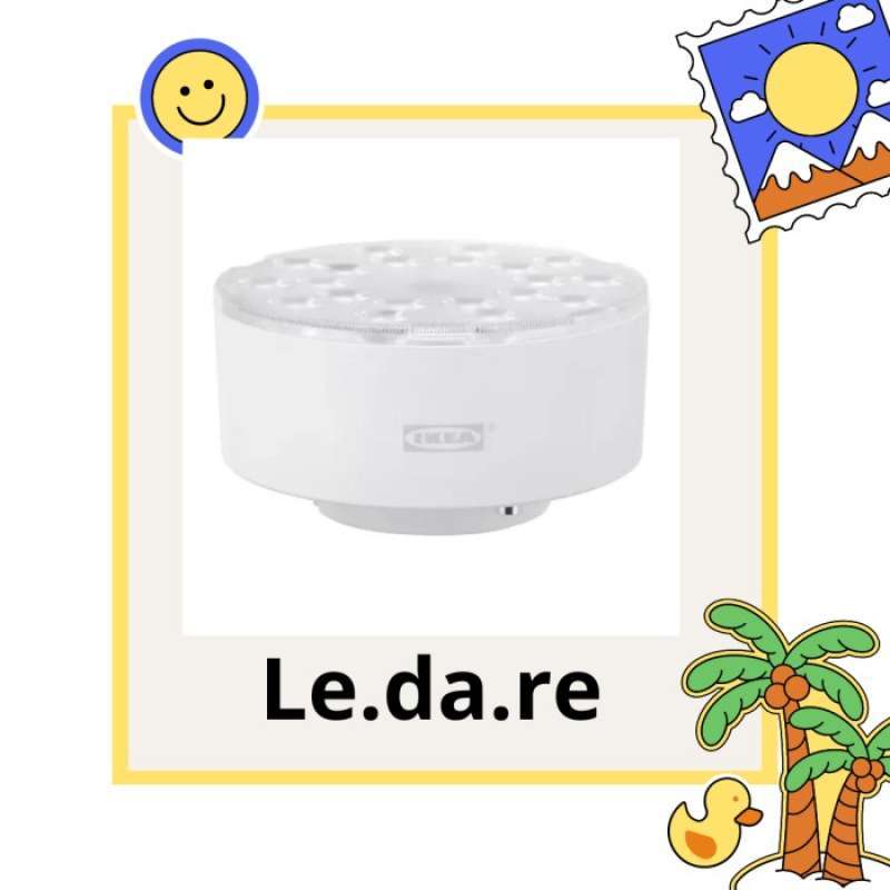 Promo IKELEDARE. Bohlam led gx53 600 lumen peredupan hangat sudut