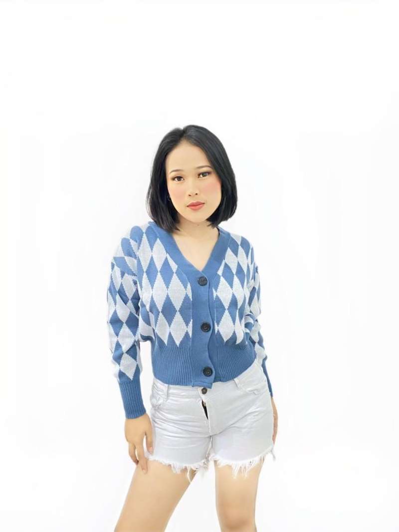Ellen Cardigan Sido Rajut Wanita Korea Style