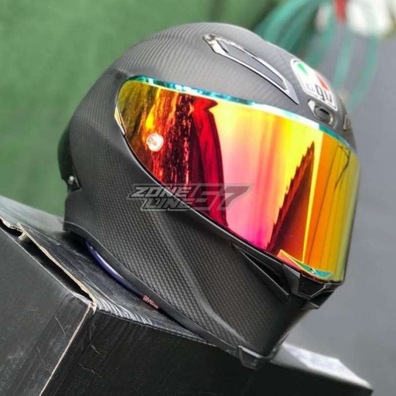 Helm agv full face carbon 2025