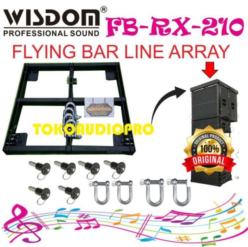 Jual Flying Bar Line Array Wisdom Rx 210 Gantungan Line Array